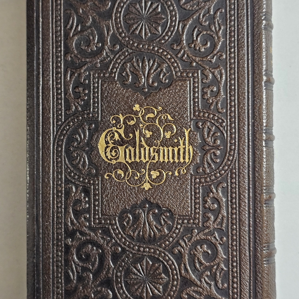THE POETICAL WORKS OF OLIVER GOLDSMITH , 1863 London POETRY - Picture 3 of 5